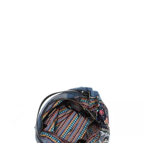 Nicole Lee USA Bosque De Amor Denim Hobo Bag‎ - Picture 6 of 11